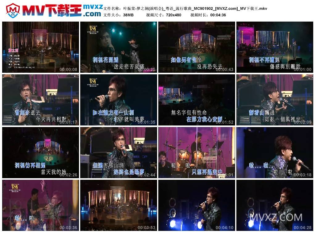 叶振棠-梦之洞(演唱会)_粤语_流行歌曲_MC901902